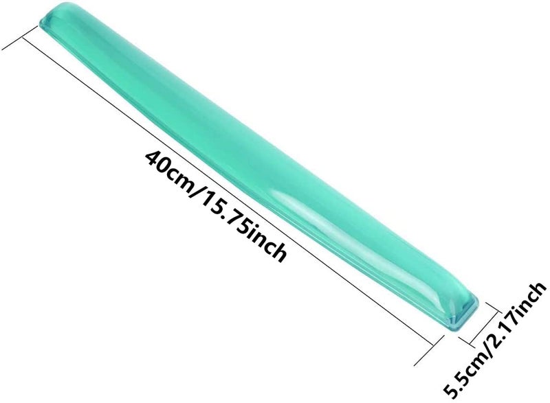 ABRONDA Gel Keyboard Wrist Rest Pad - Gel Keyboard Wrist Rest Pad | Wrist Rest Support for Office Gaming Computer Laptop Ergonomic Comfortable Pain Relief- Green - Image 5